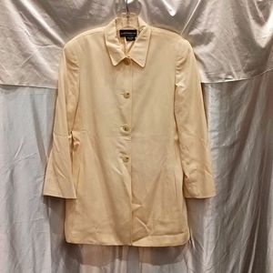 Liz Claiborne cream colored suit coat L